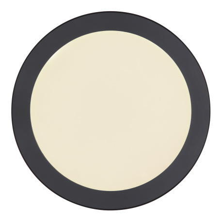 Stropné svietidlo, plast čierny, plast biely, zmena farby svetla vypínačom v zadnej časti svetla, fi 14