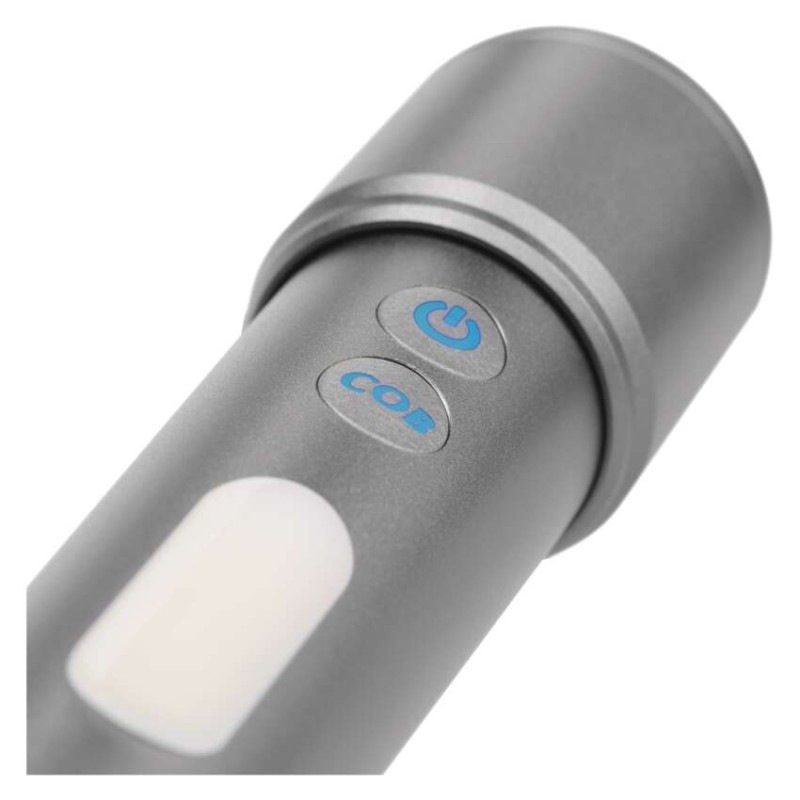 LED nabíjacie ručné kovové svietidlo, 600 lm, 1 200 mAh 11