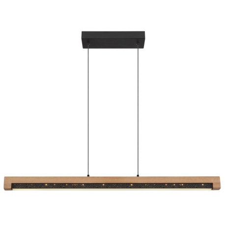 Závesný svetlý kov čierny, drevo tmavo hnedé, hliník čierny, plast biely, kábel PVC čierny, nastavit 11