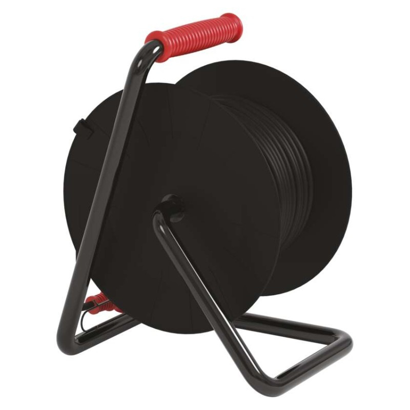 Vonkajší predlžovací kábel na bubne 25 m / 4 zás. / čierny / guma-neoprén / 230V / 2,5 mm2 8