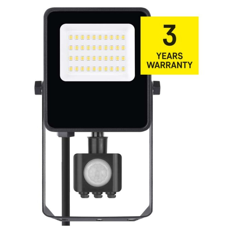 LED reflektor VISIO s pohybovým čidlom, 20 W, neutrálna biela, čierný 6