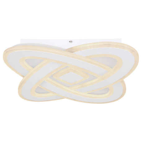 Stropné svietidlo, kov biely, akryl biely, pamäťová funkcia, nočné svetlo, stmievateľné, diaľkové ov 3