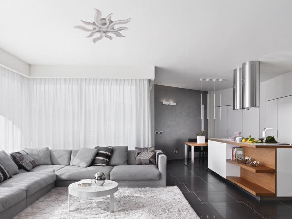 LED stropné svietidlo + diaľkový ovládač 65W - J3317/W 3