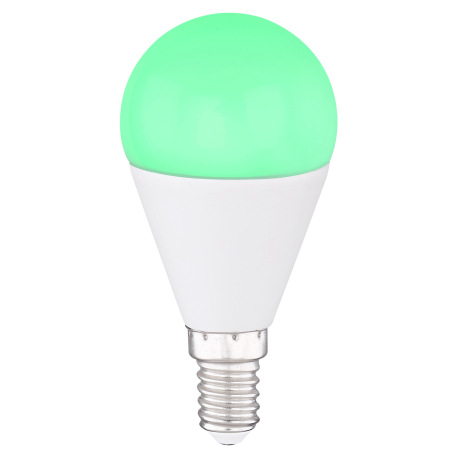 LED žiarovka, plast opál biely, ILLU, kompatibilné s Google Assistant a Alexa, mob. aplikácia, diaľk 8