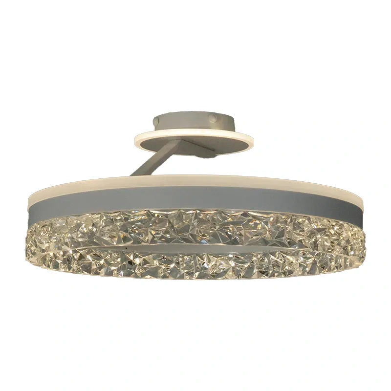 LED luxusné stropné krištáľové svietidlo s diaľkovým ovládačom 85W - TA1306/W 12