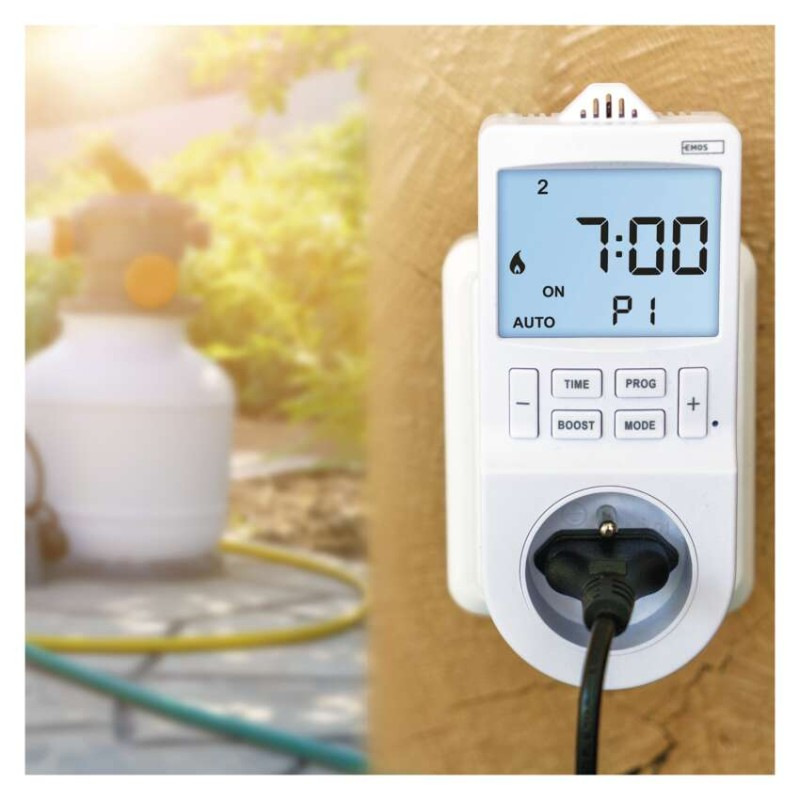 Termostat do zásuvky s funkciou digitálneho časovača 2v1 14