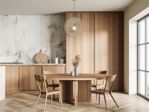 Závesné svietidlo z masívneho dreva E27 / 435 - WRE061 5