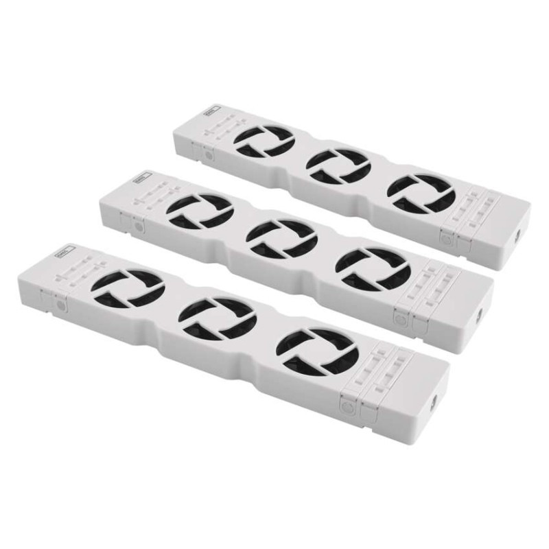 Ventilátor pod radiátor TRIO, biely 8