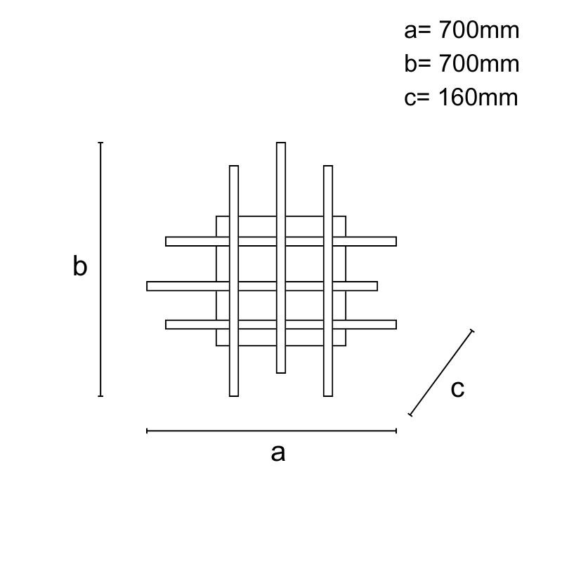 LED stropné svietidlo s diaľkovým ovládačom 90W - J7314/W 12