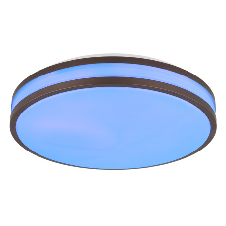 Stropné svietidlo, kov biely, plast vo farbe kávy, plast biely, stmievateľné, fixácia farieb, zmena 8