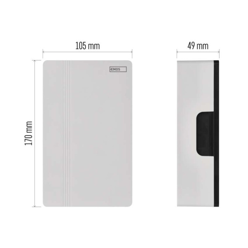 Drôtový zvonček P57102 1