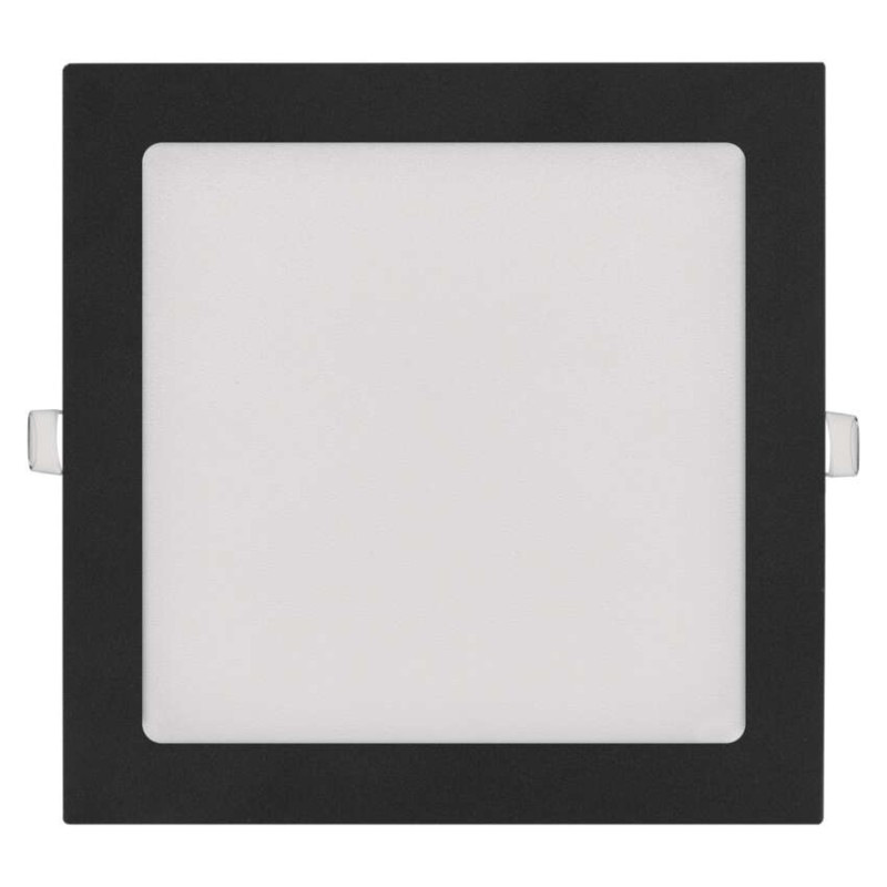 LED vstavané svietidlo NEXXO, štvorec, čierne, 18W, CCT 3