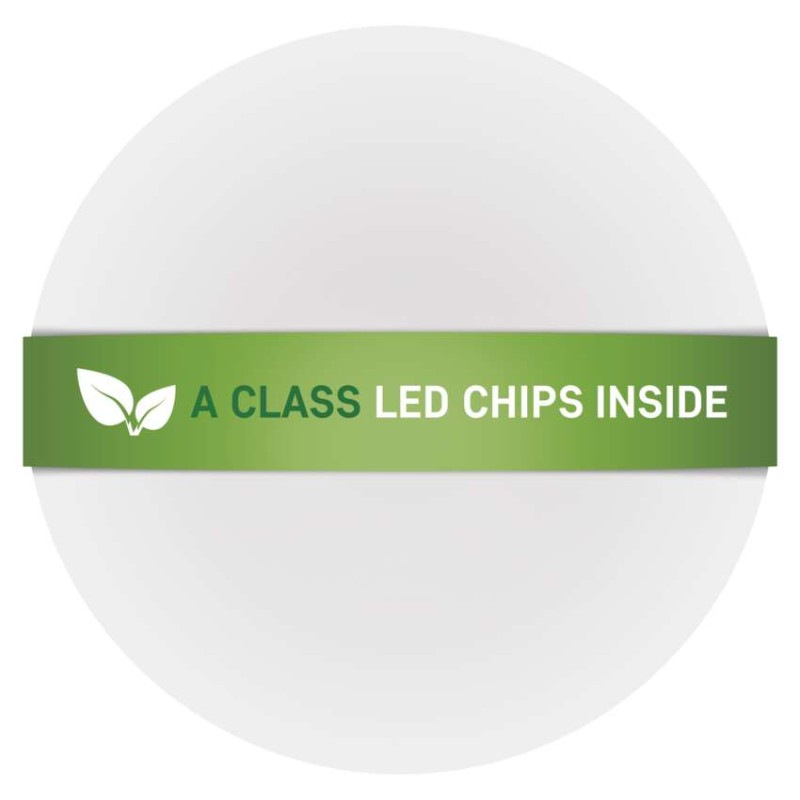 LED stropné svietidlo TIVI, A CLASS, okrúhle biele 5,2W, IP44, Neutrálna biela 13