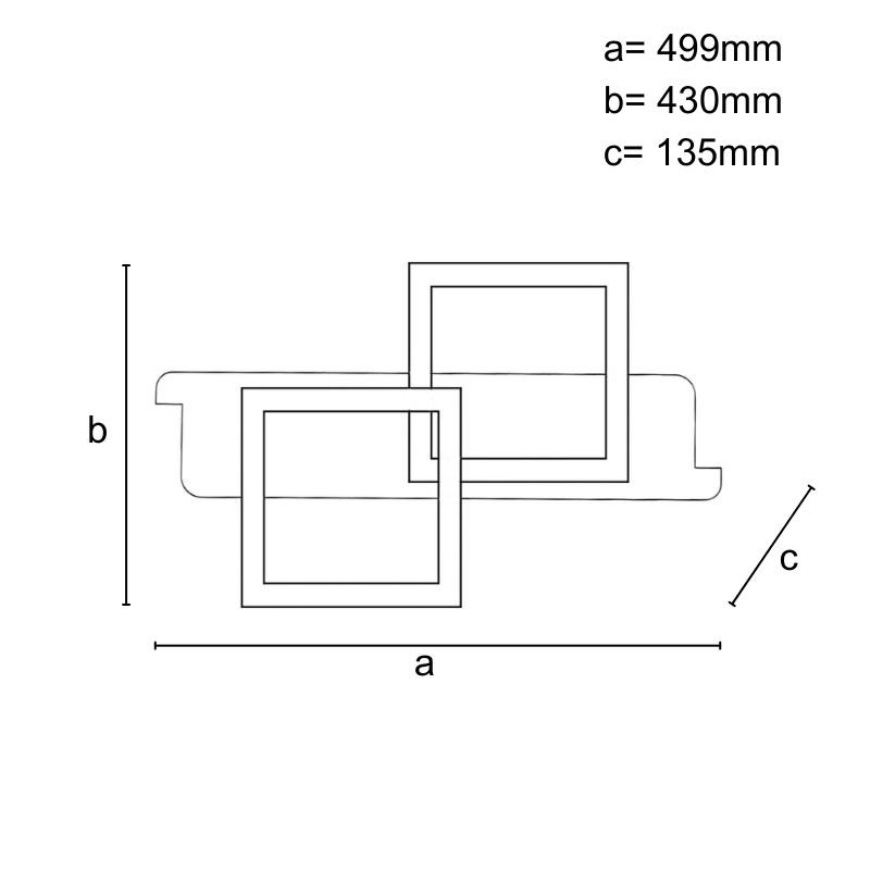 LED stropné svietidlo s diaľkovým ovládačom 85W - TA1302/BW 13