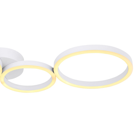 Stropné svietidlo, kov biely matný, plast opál biely, DxŠxV:885x330x65, vrátane 1xLED 35W 230V, 3000 10