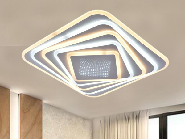 LED stropná lampa + diaľkový ovládač 150W - J1317/W 6