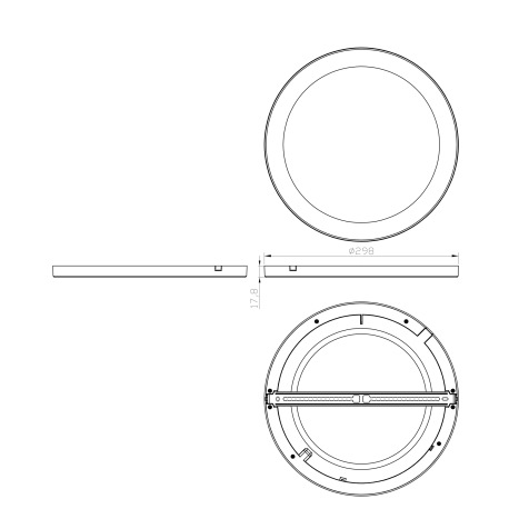 Stropné svietidlo, plast biely, plast biely, zmena farby svetla vypínačom v zadnej časti svetla, zap 8