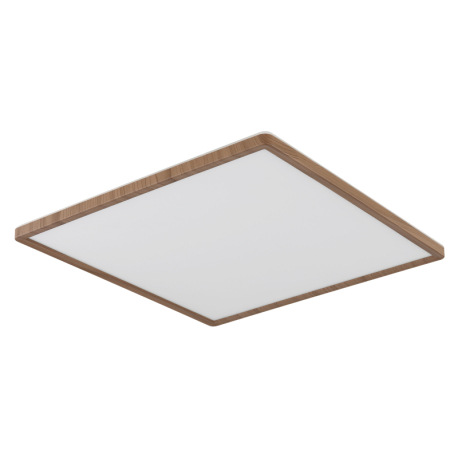 Stropné svietidlo, plast so vzhľadom dreva, satinovaný, biely, niekoľko úrovní cez nástenný spínač, 13