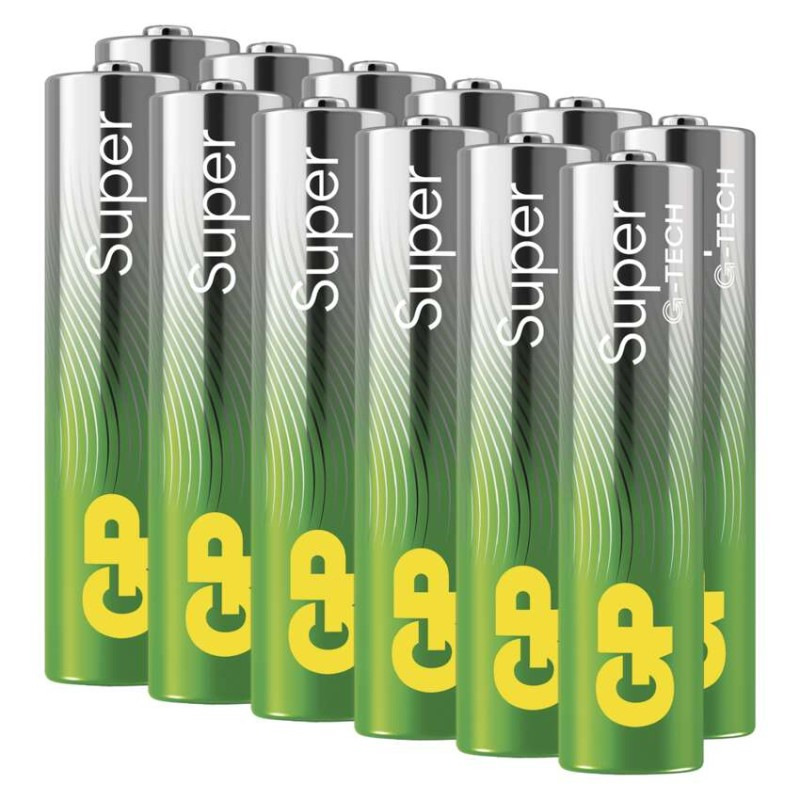 Alkalická batéria GP Super LR03 (AAA), 288 ks, display box 1