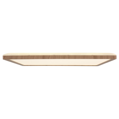 Stropné svietidlo, plast so vzhľadom dreva, satinovaný, biely, niekoľko úrovní cez nástenný spínač, 19