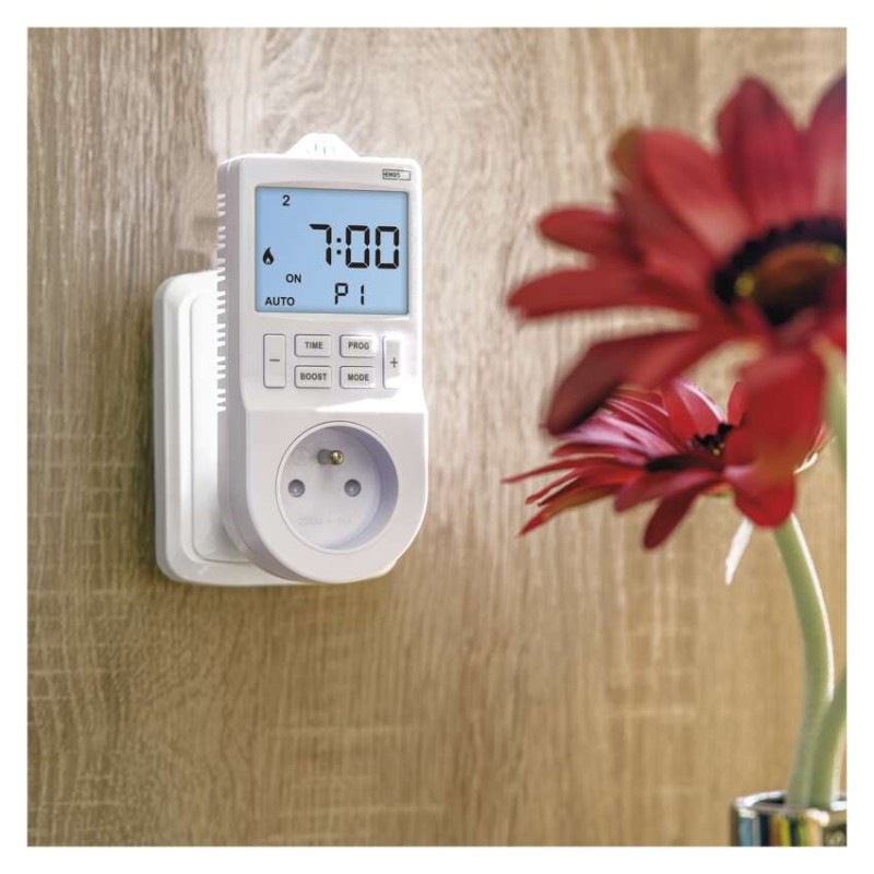 Termostat do zásuvky s funkciou digitálneho časovača 2v1 11