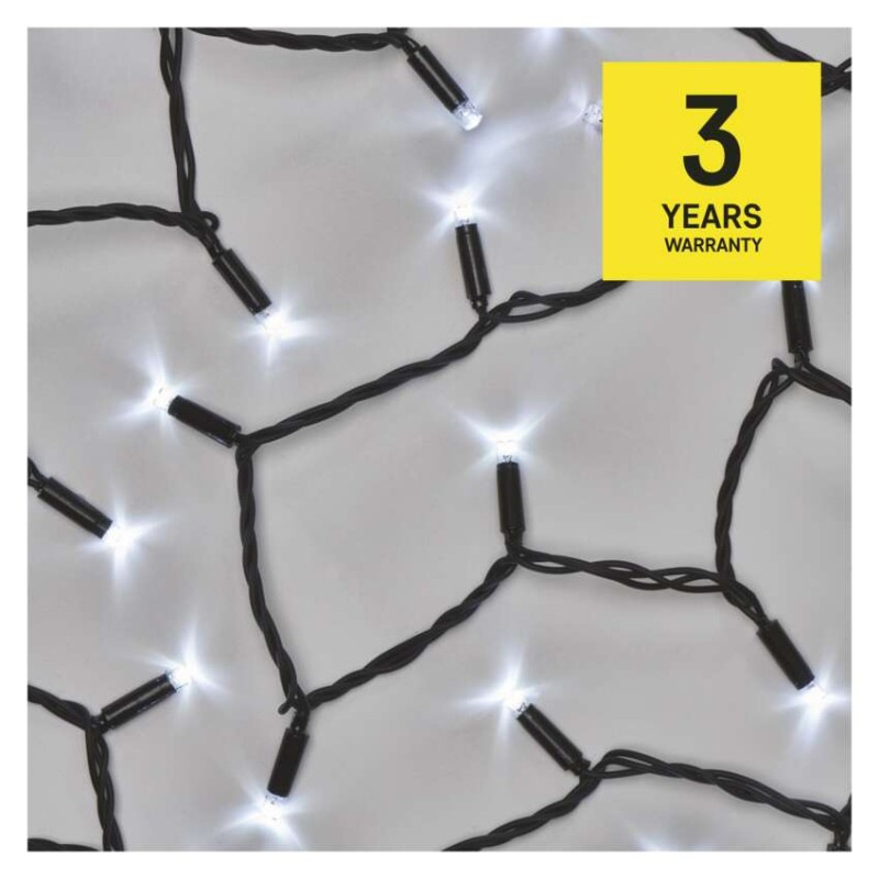 Profi LED spoj. reťaz preblikávajúca, 10 m, vonkajšia aj vnútorná, studená biela 13