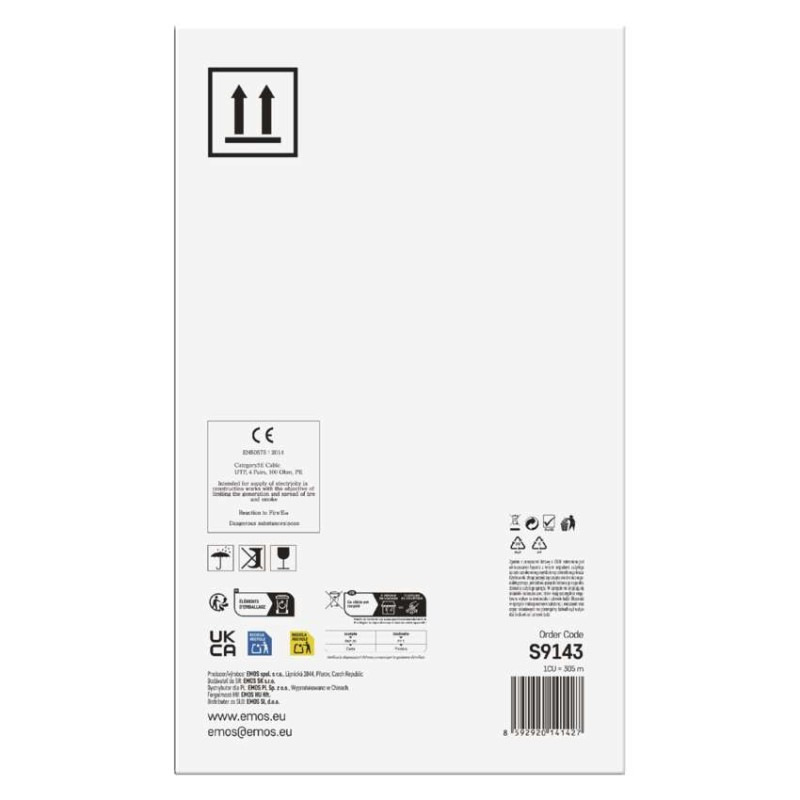 Datový kábel UTP 5E, outdoor, 305m 6