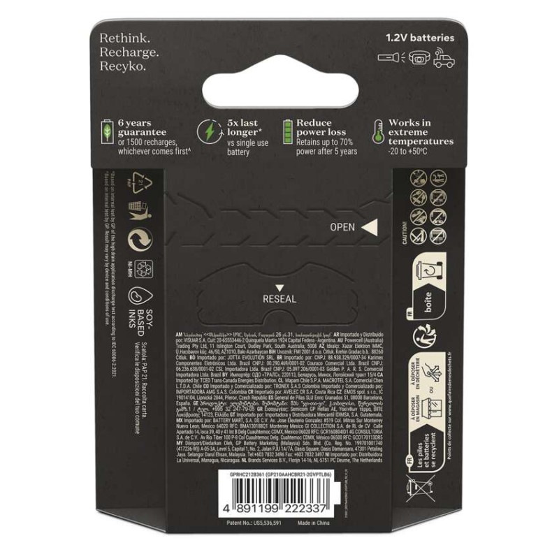 Nabíjacia batéria GP ReCyko Pro Professional (AA) 6 ks 7