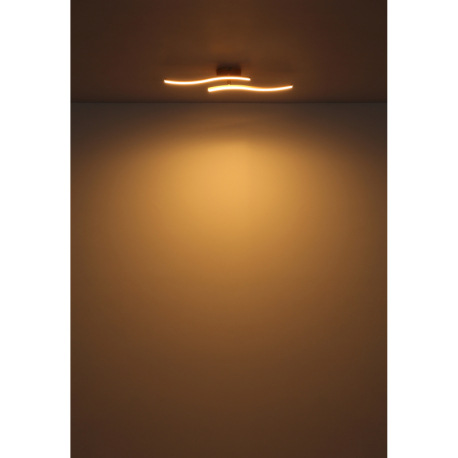 Stropné svetlo plast biely, plast biely, výkyvné rameno, DxŠxV: 515x100x72mm, rozmery ramien: 34,5 x 12