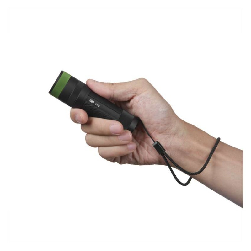 CREE LED ručné svietidlo GP C32, 300 lm, 3× AAA, fokus 11