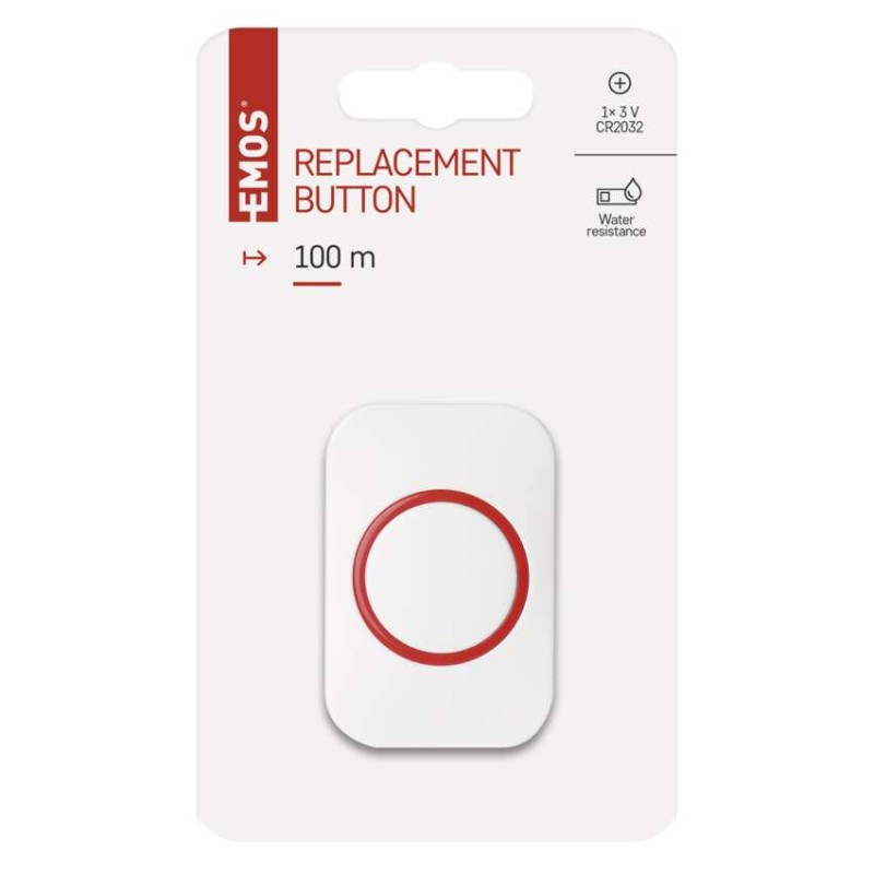 Vonkajšie tlačidlo pre domový bezdrôtový zvonček P5732 na 1x CR2032 3