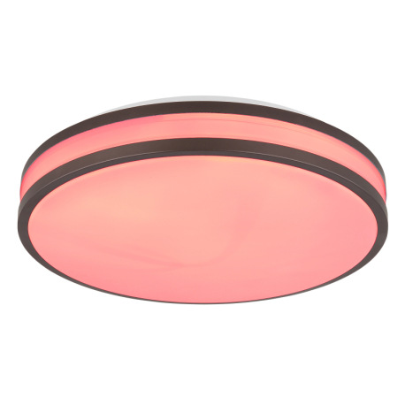 Stropné svietidlo, kov biely, plast vo farbe kávy, plast biely, stmievateľné, fixácia farieb, zmena 6