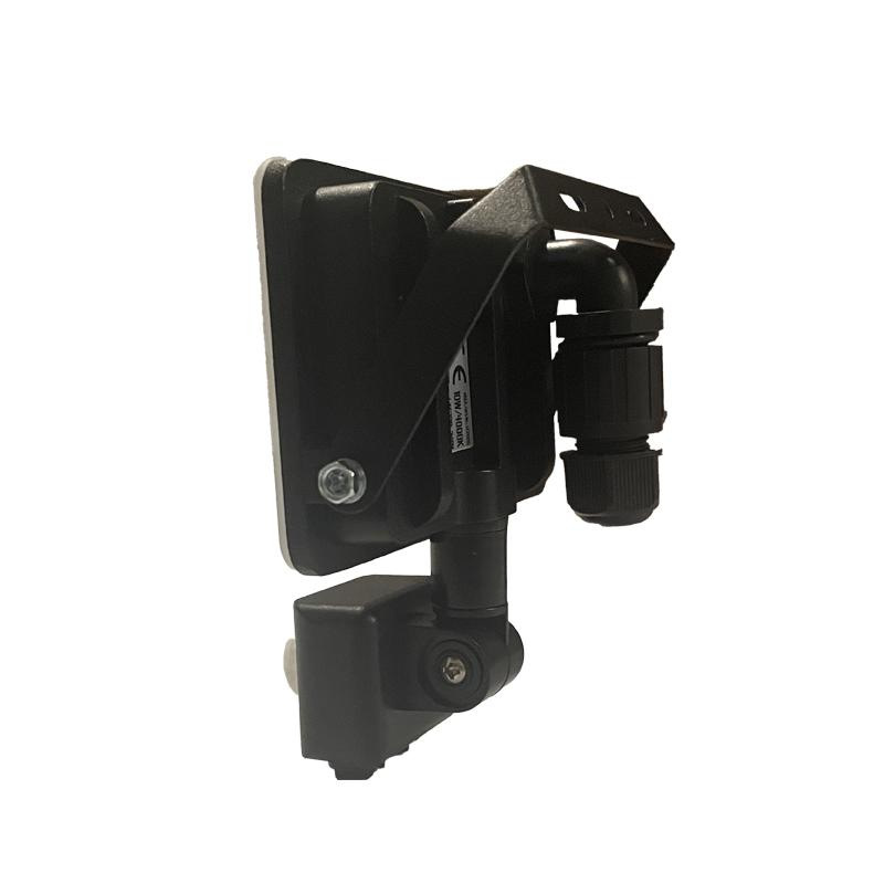 Vonkajší čierny LED reflektor so senzorom 10W / 4000K - LF7021S 15