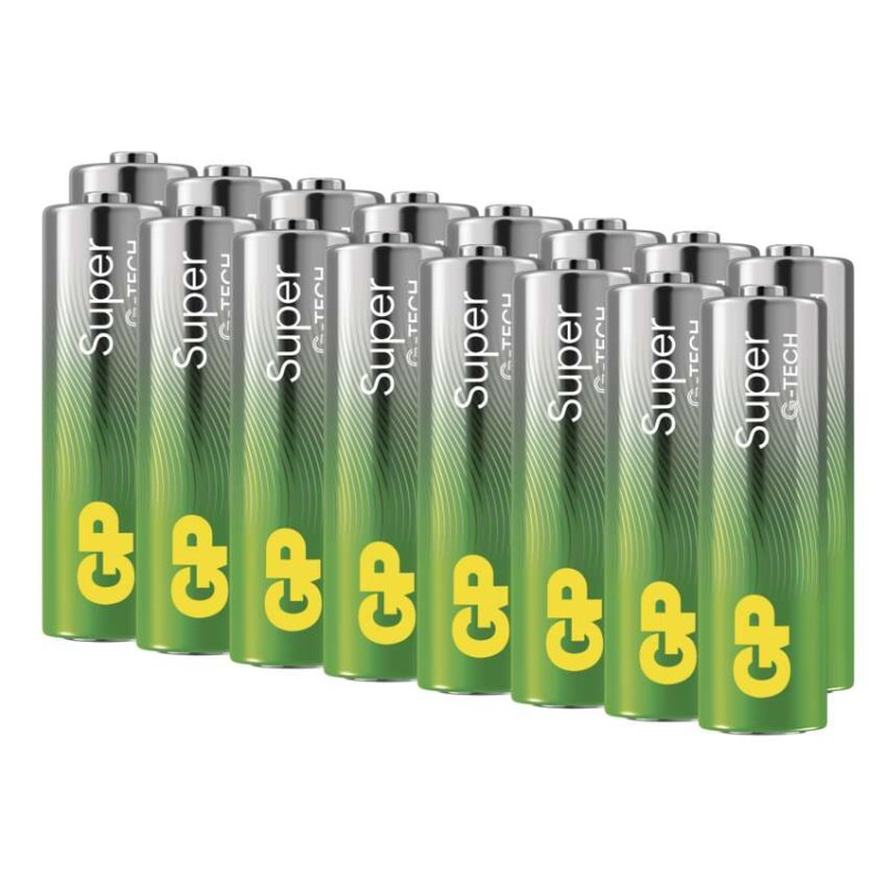 Alkalická batéria GP Super LR6 (AA), 16 ks 1