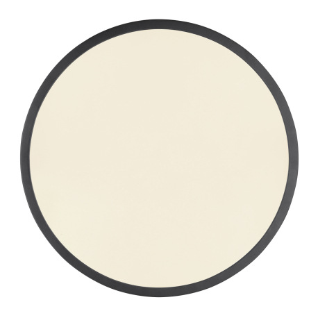 Stropné svietidlo, hliník čierny, akryl opál satinovaný, Ø 170, V: 26, vrátane 1xLED 22W 230V, 1800l 3