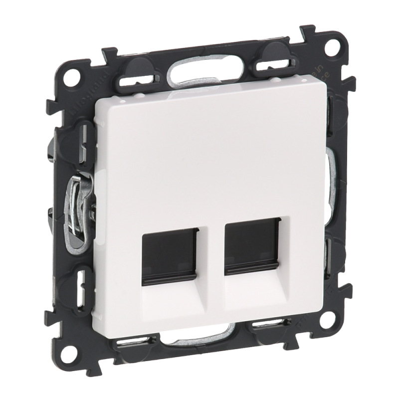 VALL 2xRJ45 BIELA 753154