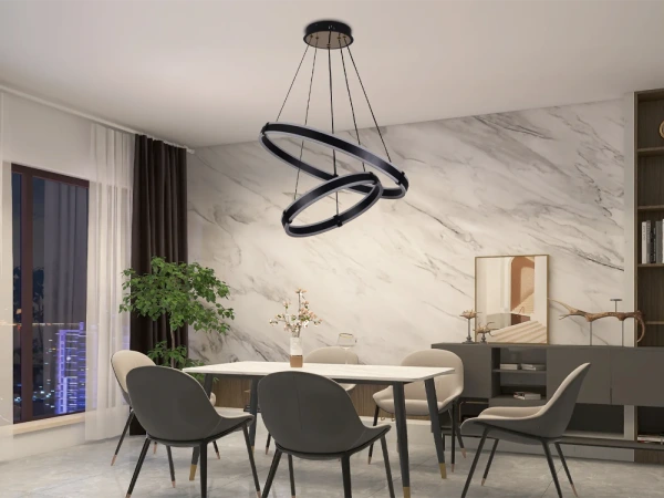 LED závesné svietidlo + diaľkový ovládač 140W - J4339/B 3