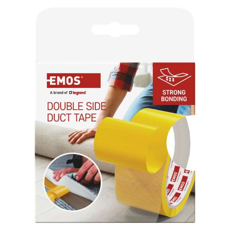 Dvojstranná DUCT páska 50 mm / 10 m, priehľadná 5