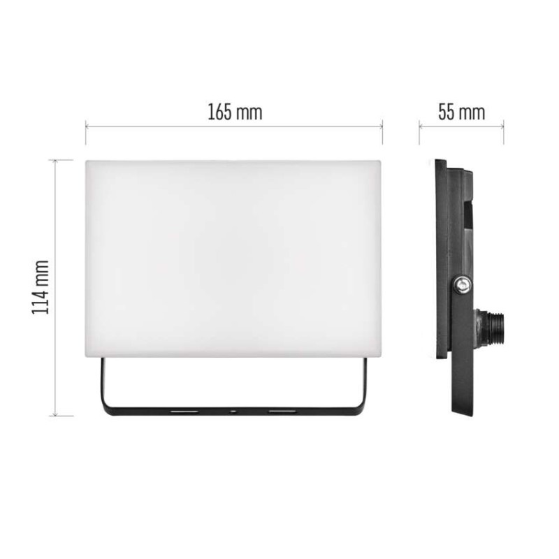 LED reflektor TAMBO, 30 W, 3000 lm, IP65, čierny 5