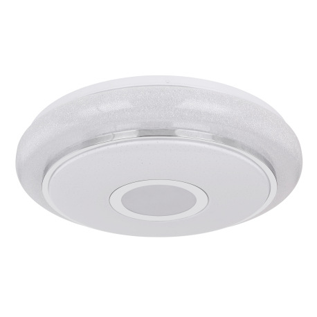 Stropné svietidlo, plast biely chróm, plast satinovaný, krištál akrylový, trblietavý efekt, 200-3100 3