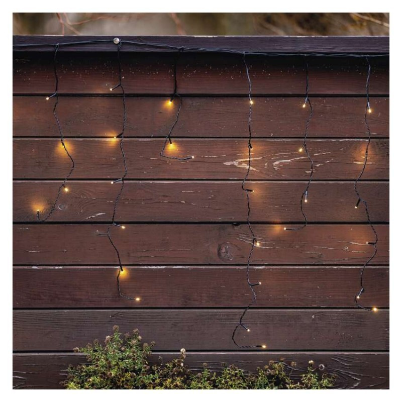 Štartovacia súprava pre spoj. reťaze Klasik – cencúle, 2,5 m, vonkajšia, teplá biela, čas. 3