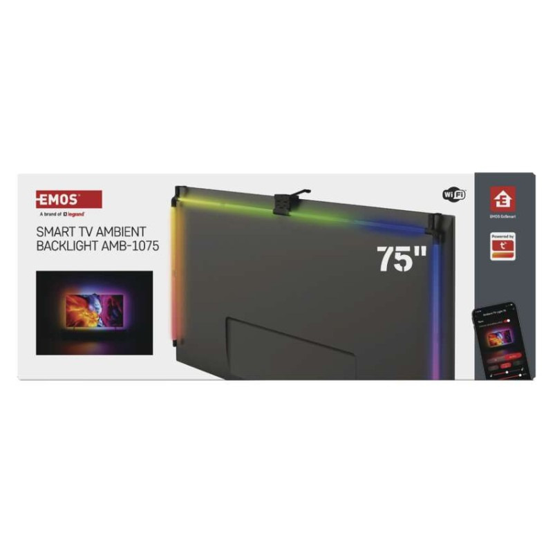 GoSmart Ambientné LED RGB osvetlenie za TV 75“ (189 cm) 10