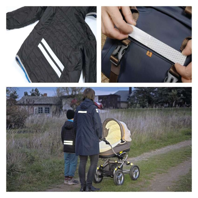 Reflexná páska 25 mm / 2m, 12 ks, display box 3