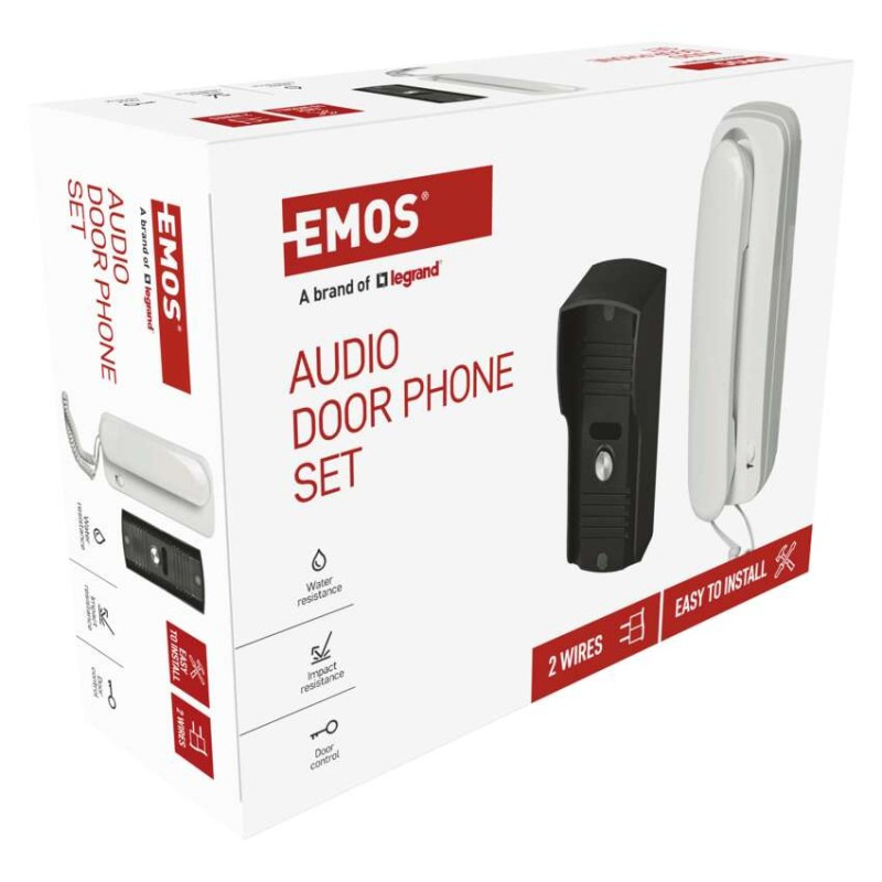 Sada domáceho audio vrátnika H1085, 1 účastník 6