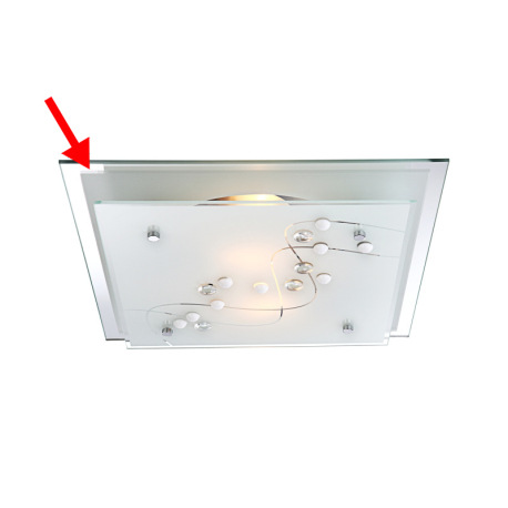 Náhradné sklo pre 48092-2, zrkadlové