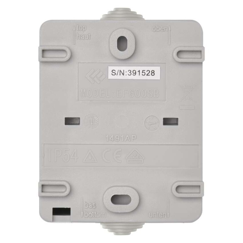 Vypínač nástenný krížový č. 7, IP54, 1 tlačidlo 2