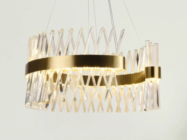 LED krištáľové svietidlo + diaľkový ovládač 130W - J6304/C 11