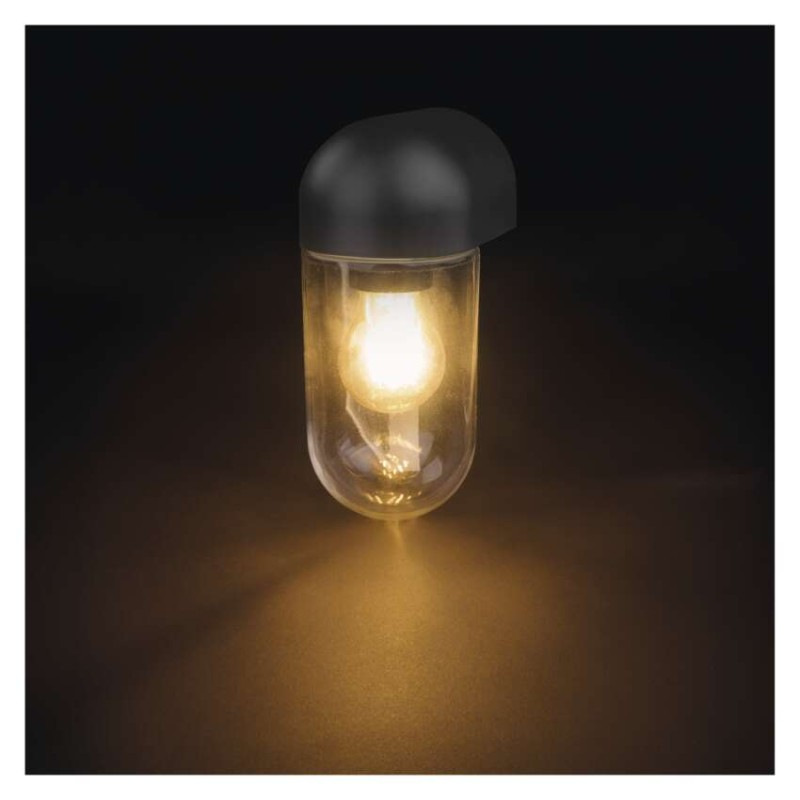 Záhradné nástenné svietidlo CASSIA, 12,6 x 9,5 x 22,2 cm, 1 x E27, 15 W