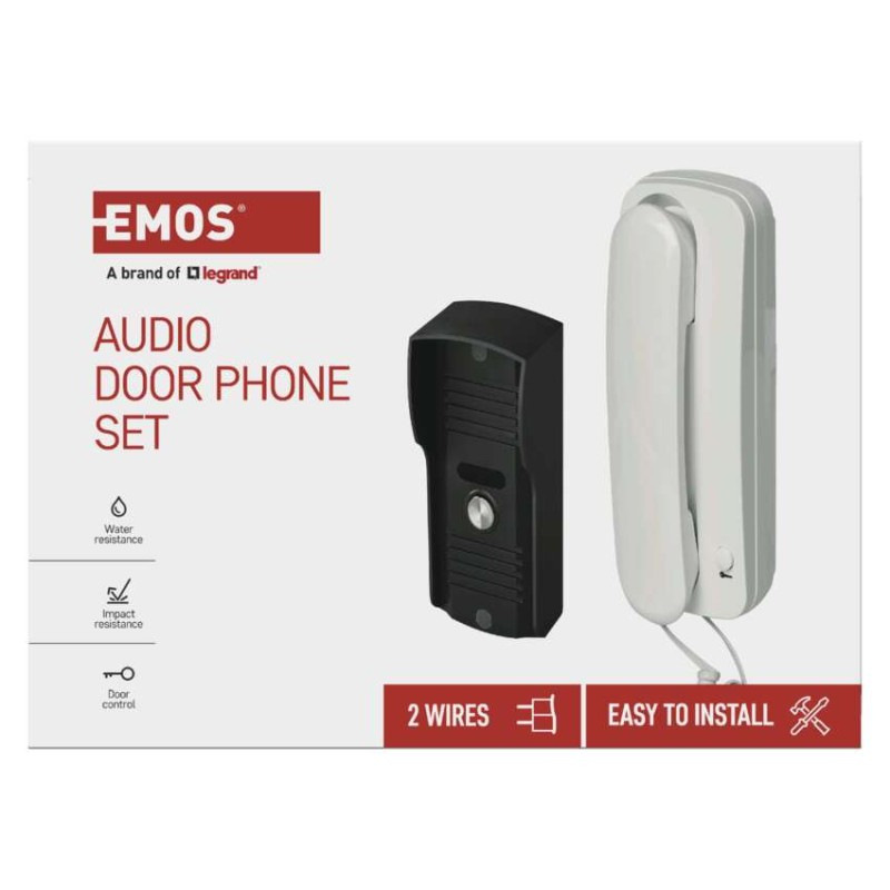 Sada domáceho audio vrátnika H1085, 1 účastník 3