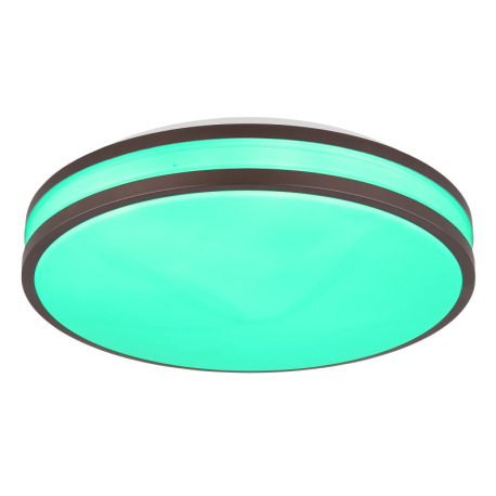 Stropné svietidlo, kov biely, plast vo farbe kávy, plast biely, stmievateľné, fixácia farieb, zmena 7